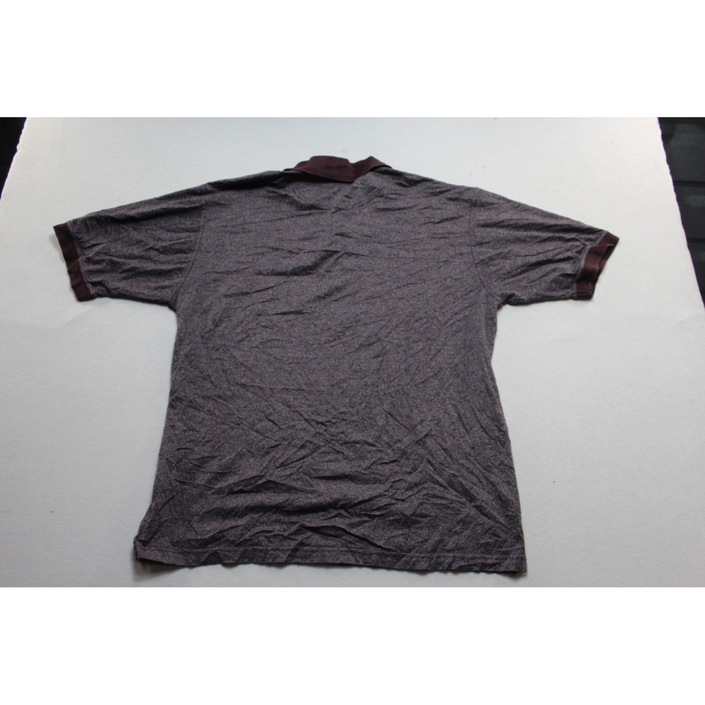 Gary Player Polo Shirt Mens Large Burgundy Excellent Short Sleeve Cotton Golf